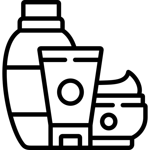black line icon emollients